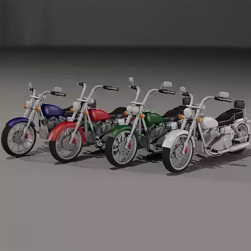 Custom Bike 3D model