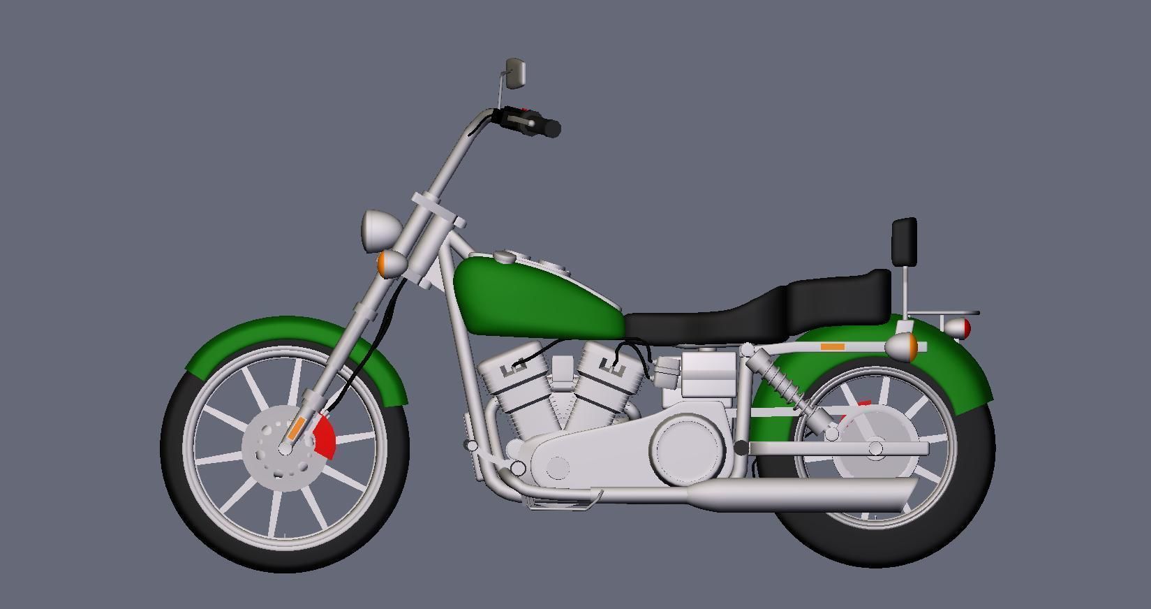 Custom Bike 3D model_7
