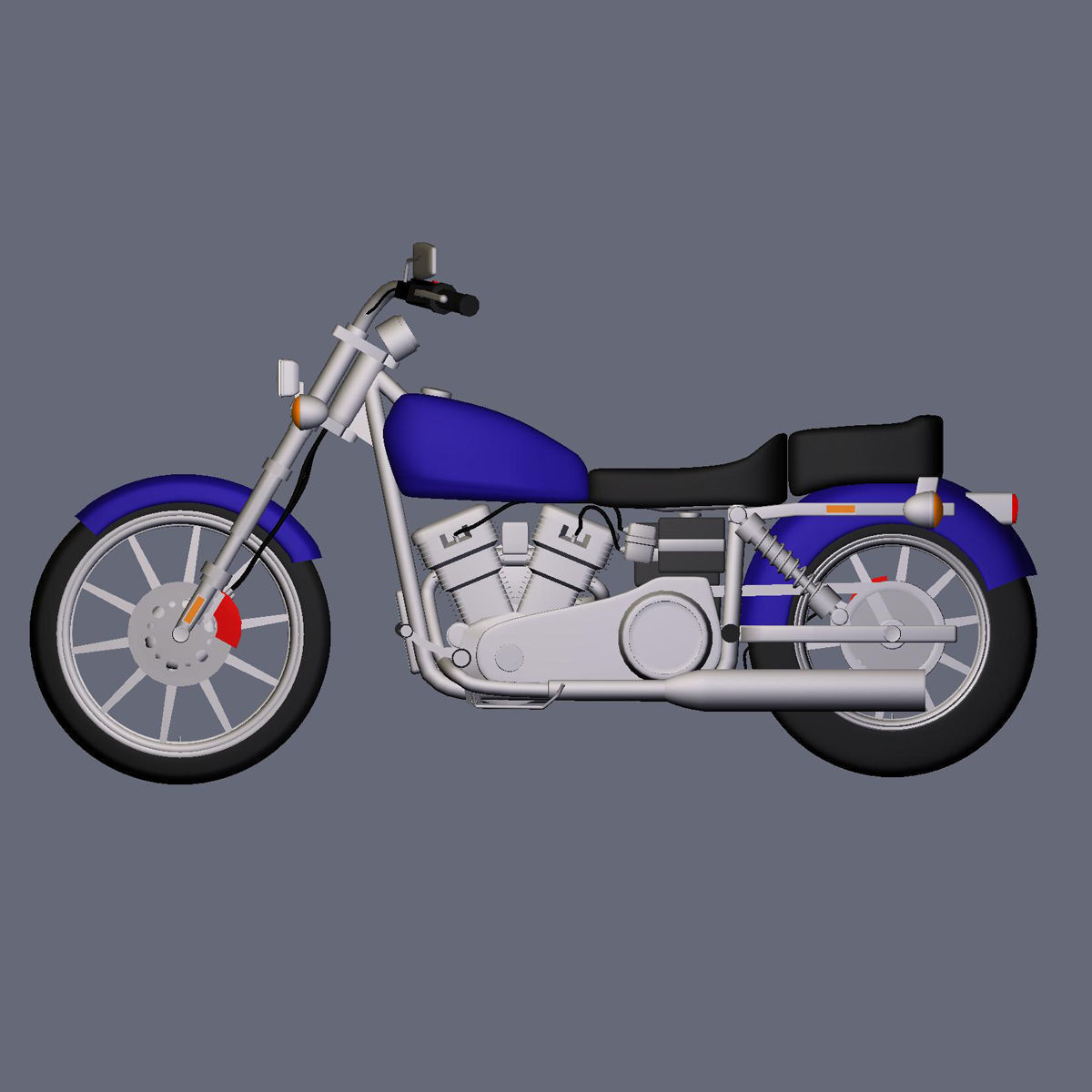 Custom Bike 3D model_39