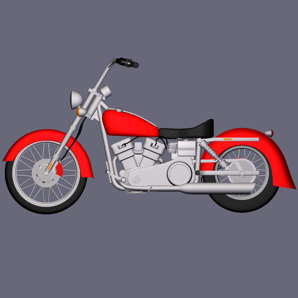 Custom Bike 3D model_35