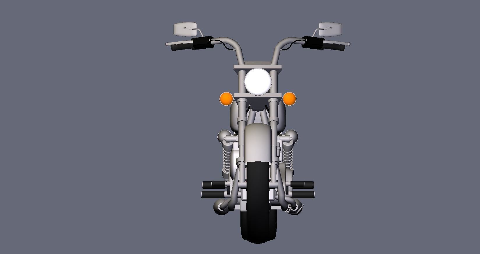 Custom Bike 3D model_2