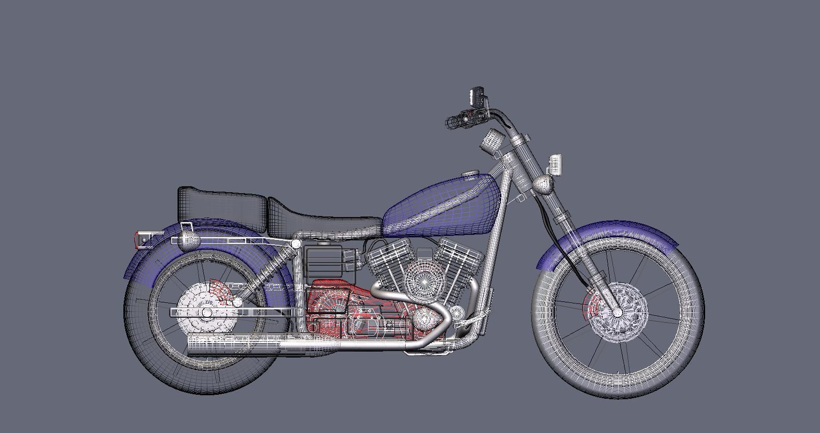 Custom Bike 3D model_16