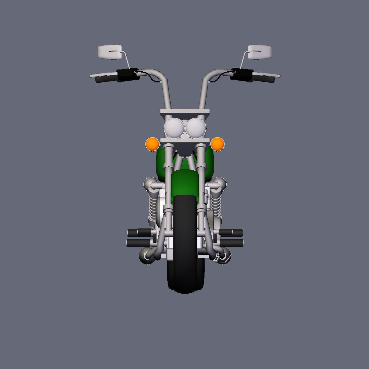 Custom Bike 3D model_29