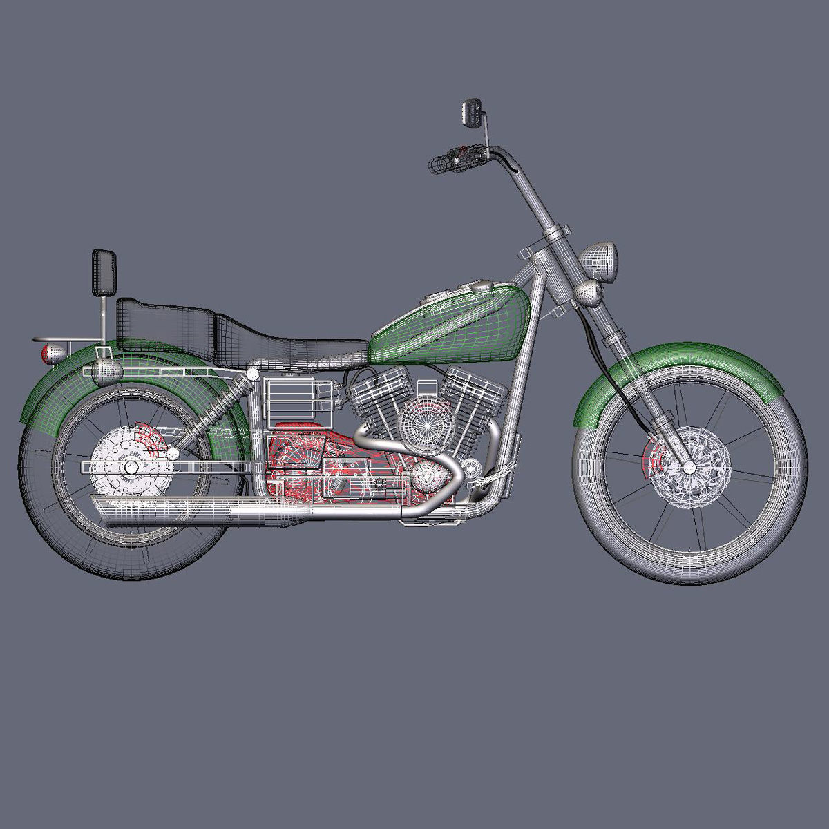 Custom Bike 3D model_32