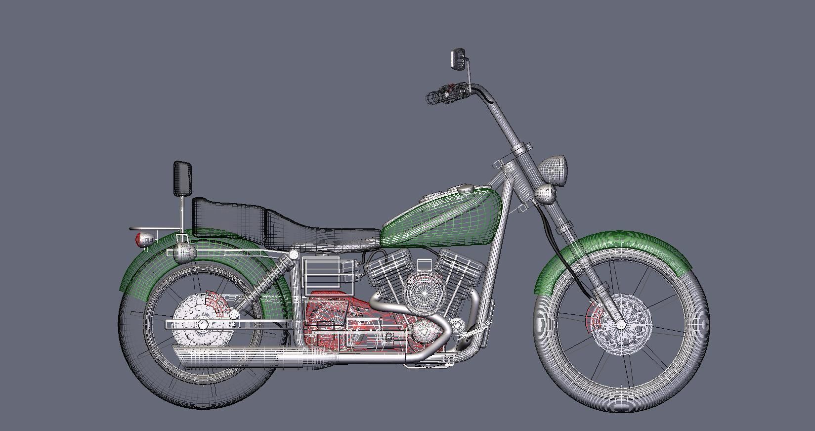 Custom Bike 3D model_8