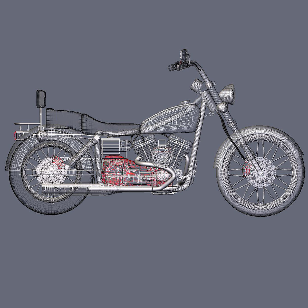 Custom Bike 3D model_28