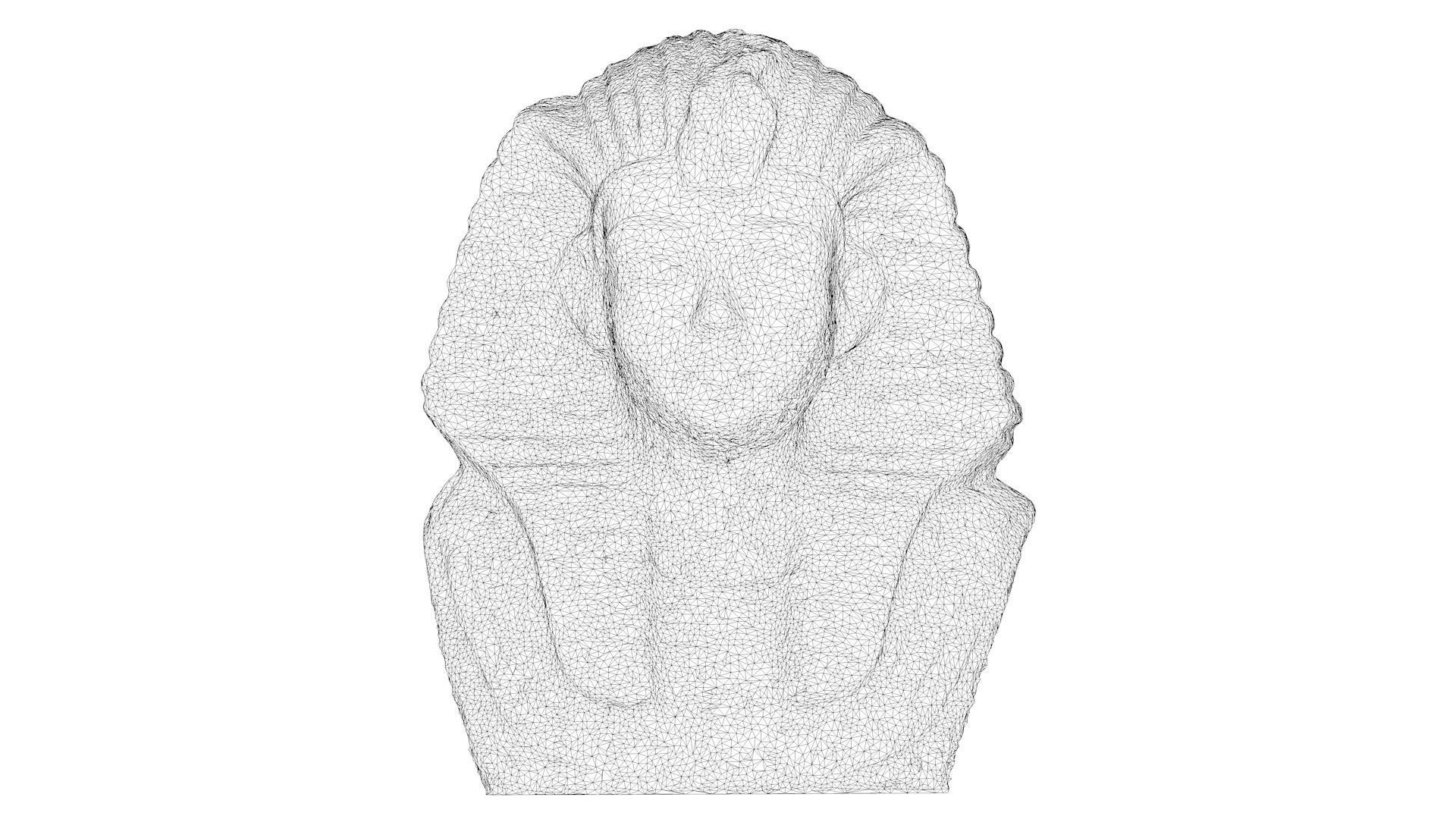 3D PRINTING - EGYPTIAN FIGURINE OF TOUTANKHAMON 3D print model_2