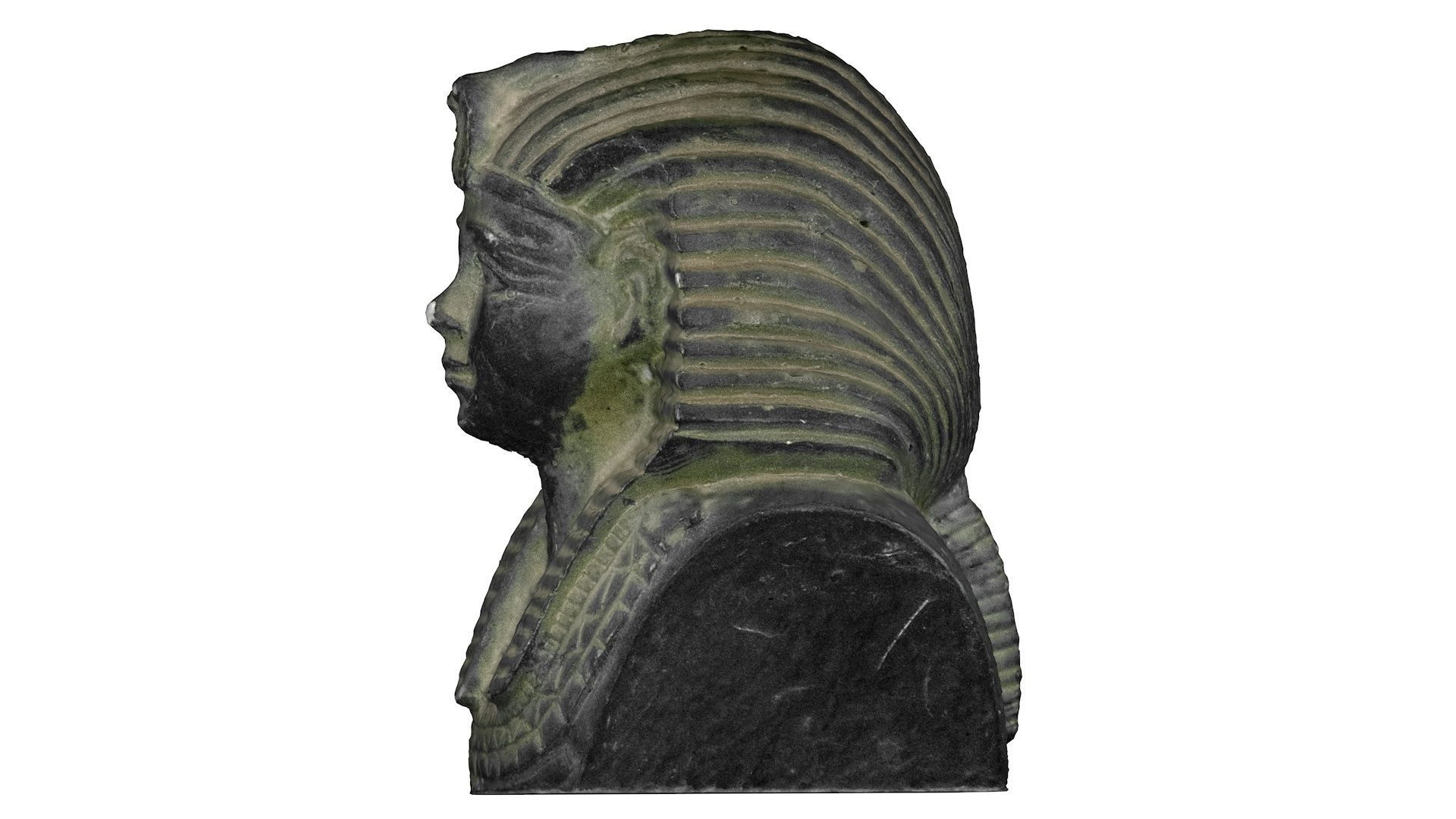 3D PRINTING - EGYPTIAN FIGURINE OF TOUTANKHAMON 3D print model_5