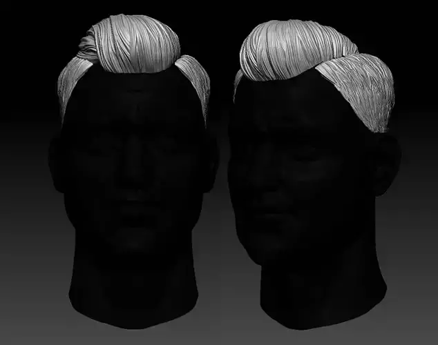 Haircut male sculpt human anatomy fantasy face scifi 
