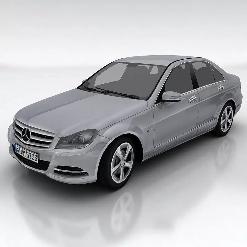 3D model Mercedes Benz C VR / AR / low-poly | CGTrader