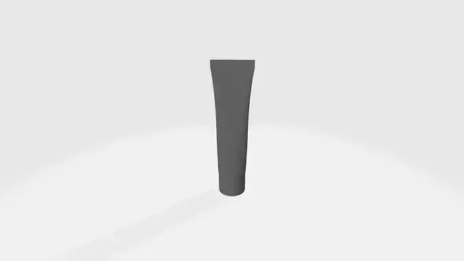 Toothpaste Tube 3D Model
