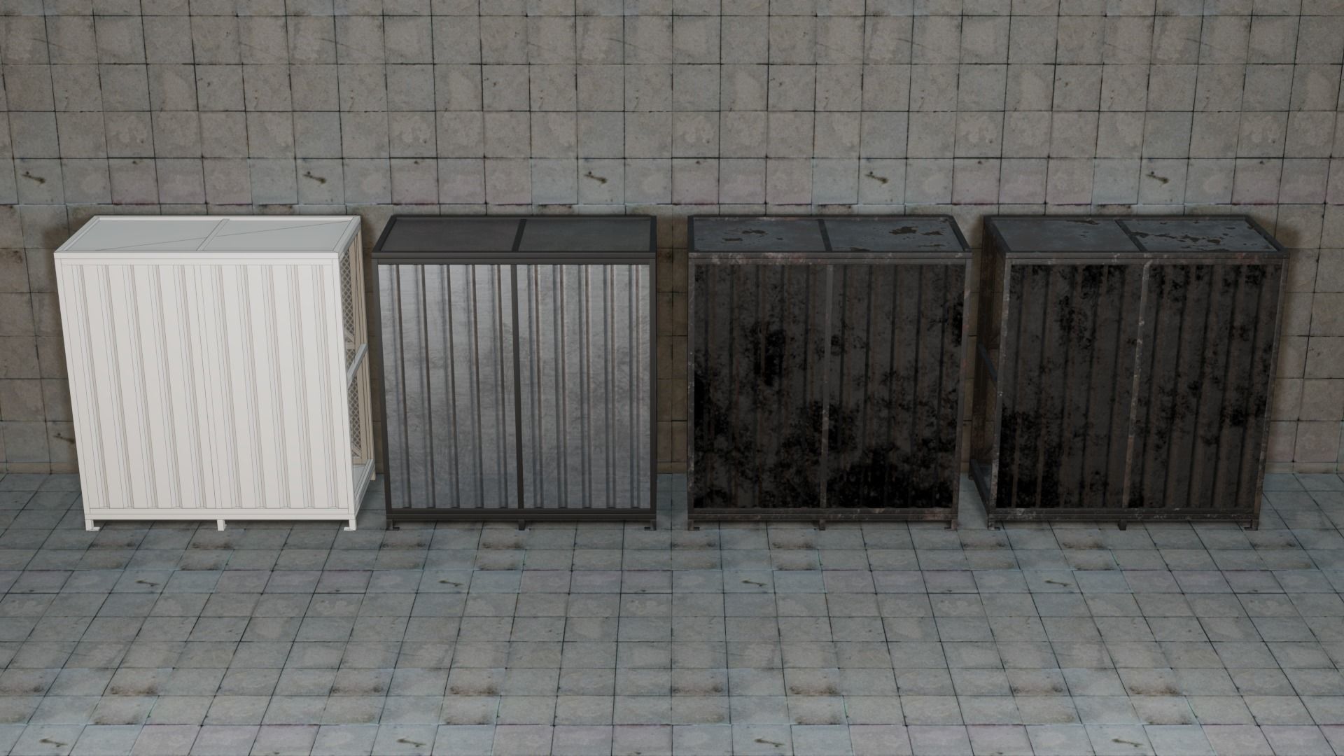 Gas Canisters PBR Low-poly 3D model_25