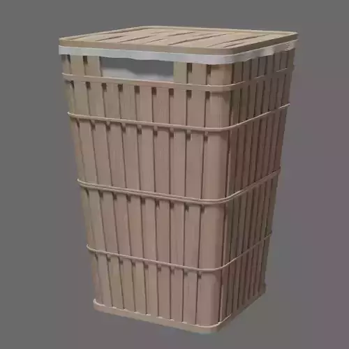 Wicker basket Laundry And Trash Can