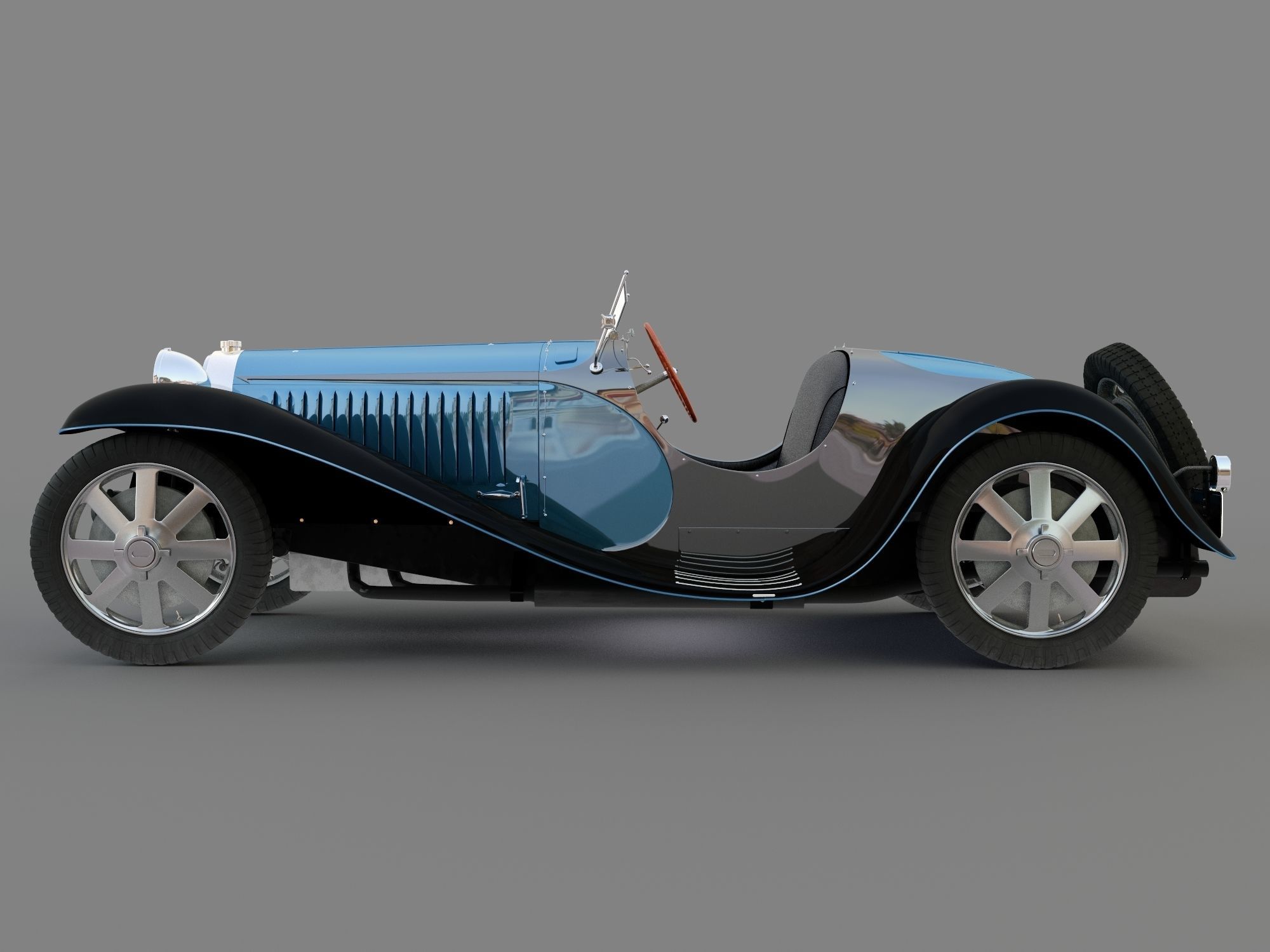 bugatti type 55 1933 3D model_6