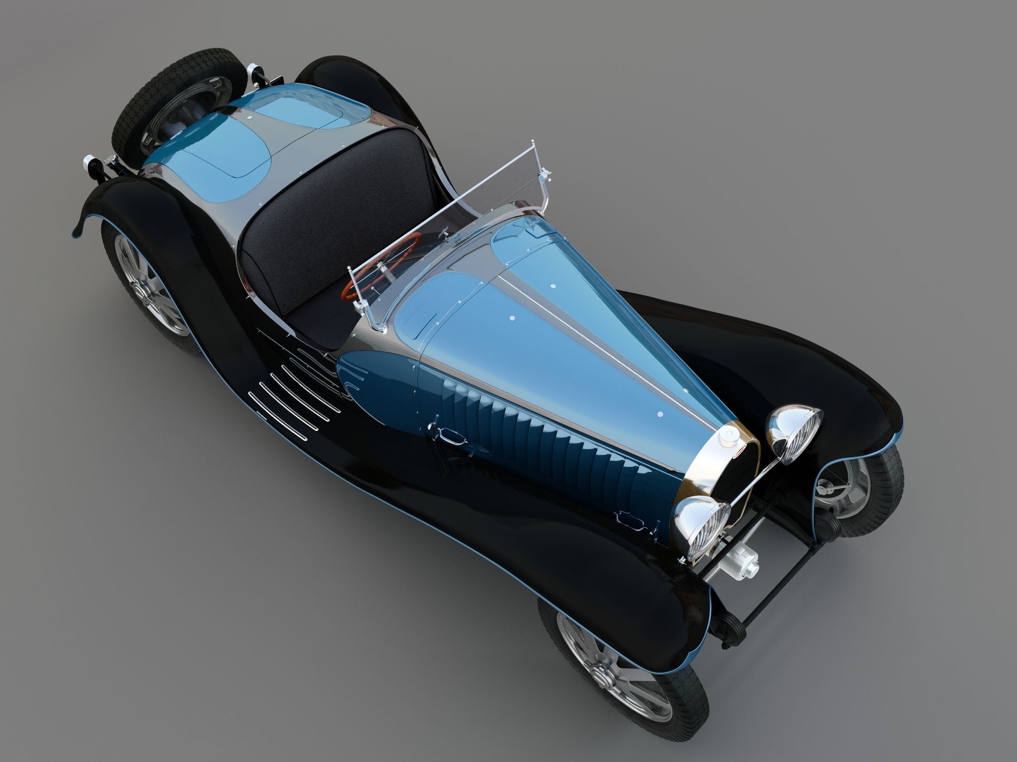 bugatti type 55 1933 3D model_3