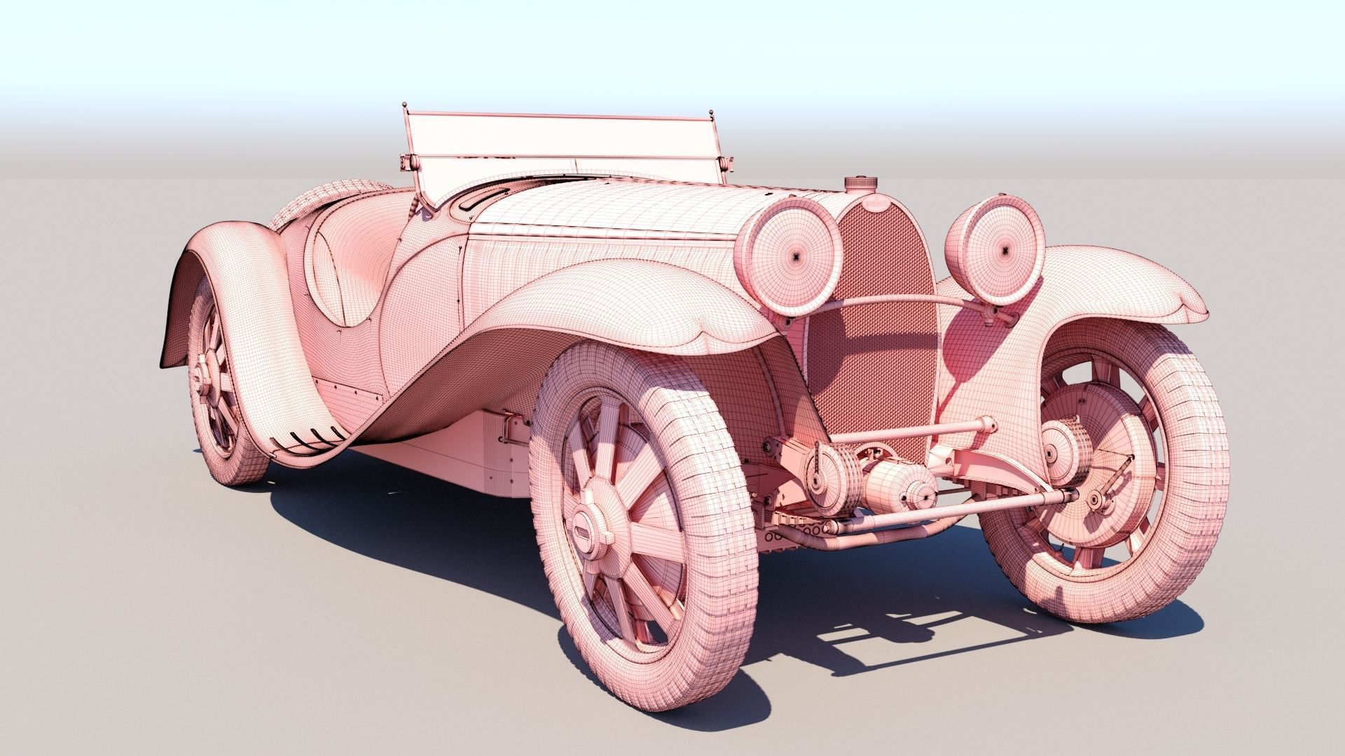 bugatti type 55 1933 3D model_7