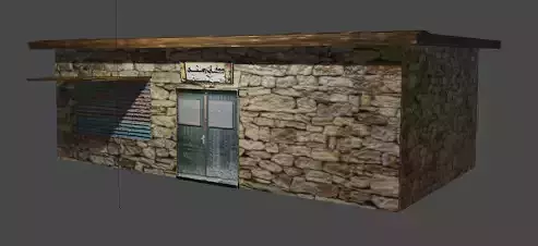 Arabic Old Shop 3D Model 