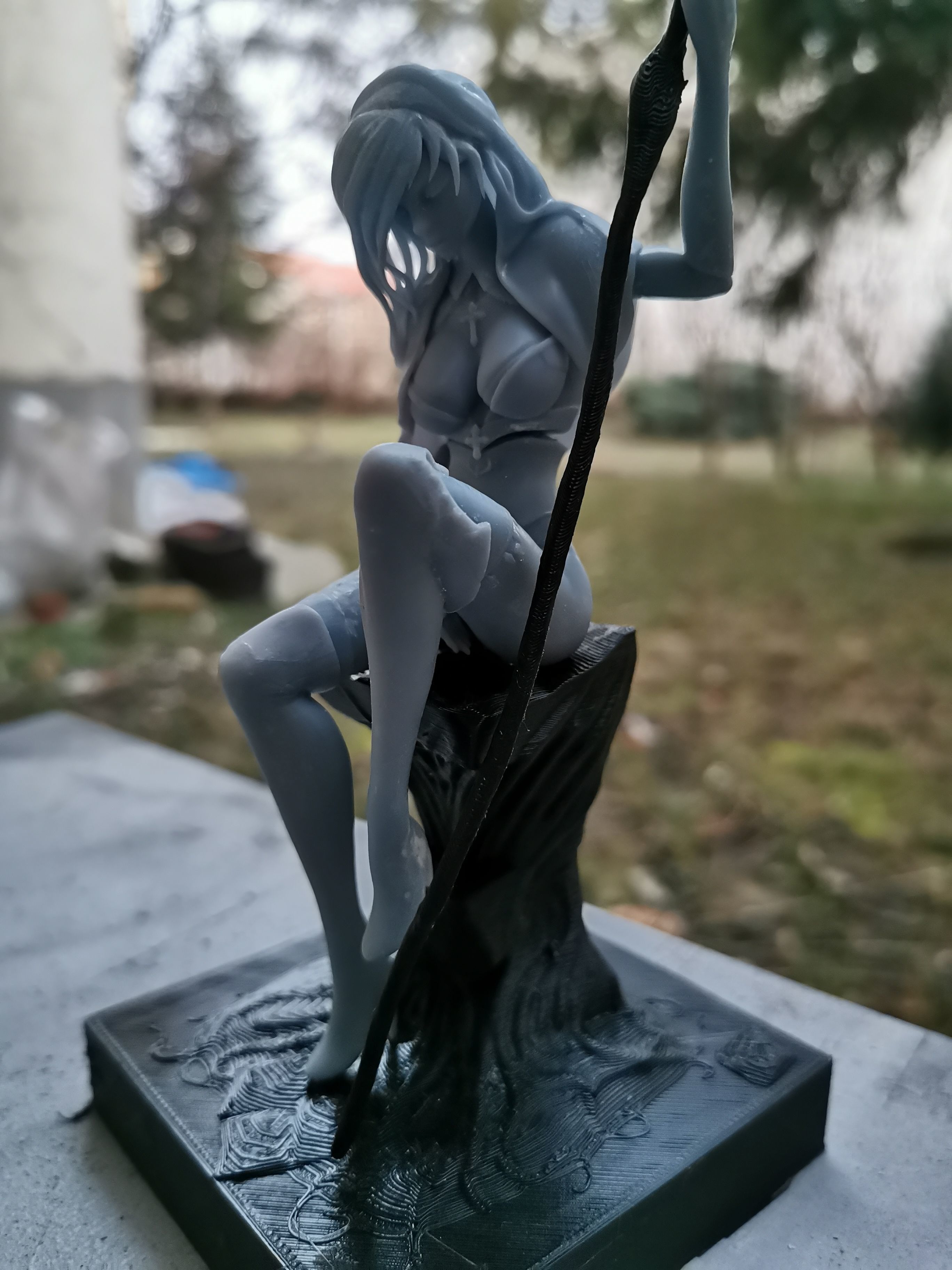 Desire Nun 3D print model_2