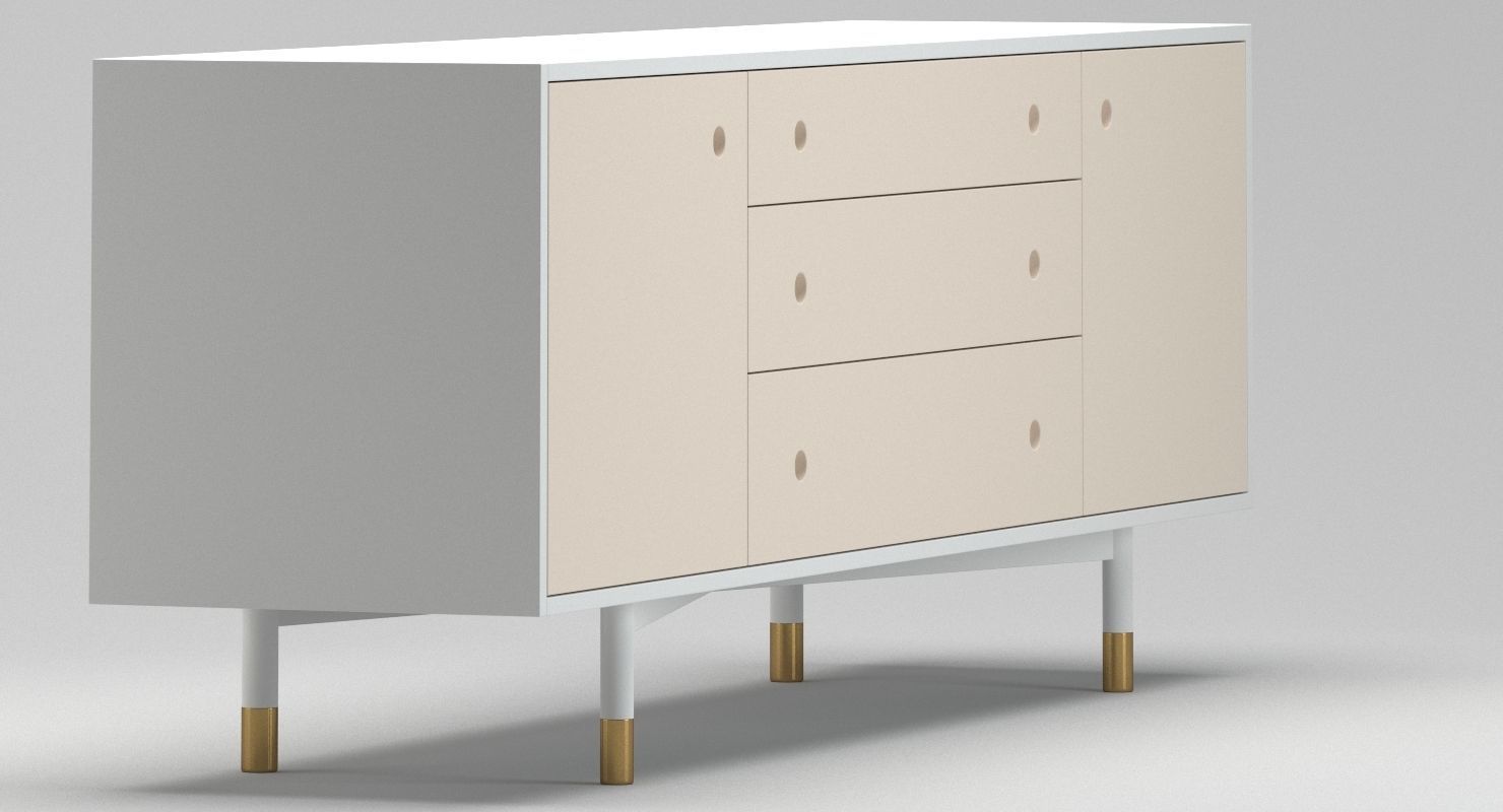 Julie credenza 3D model_2