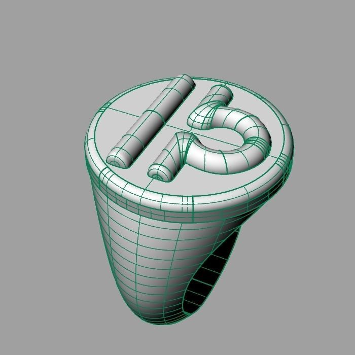 Zodiac sign ring Libra 3D print model_11