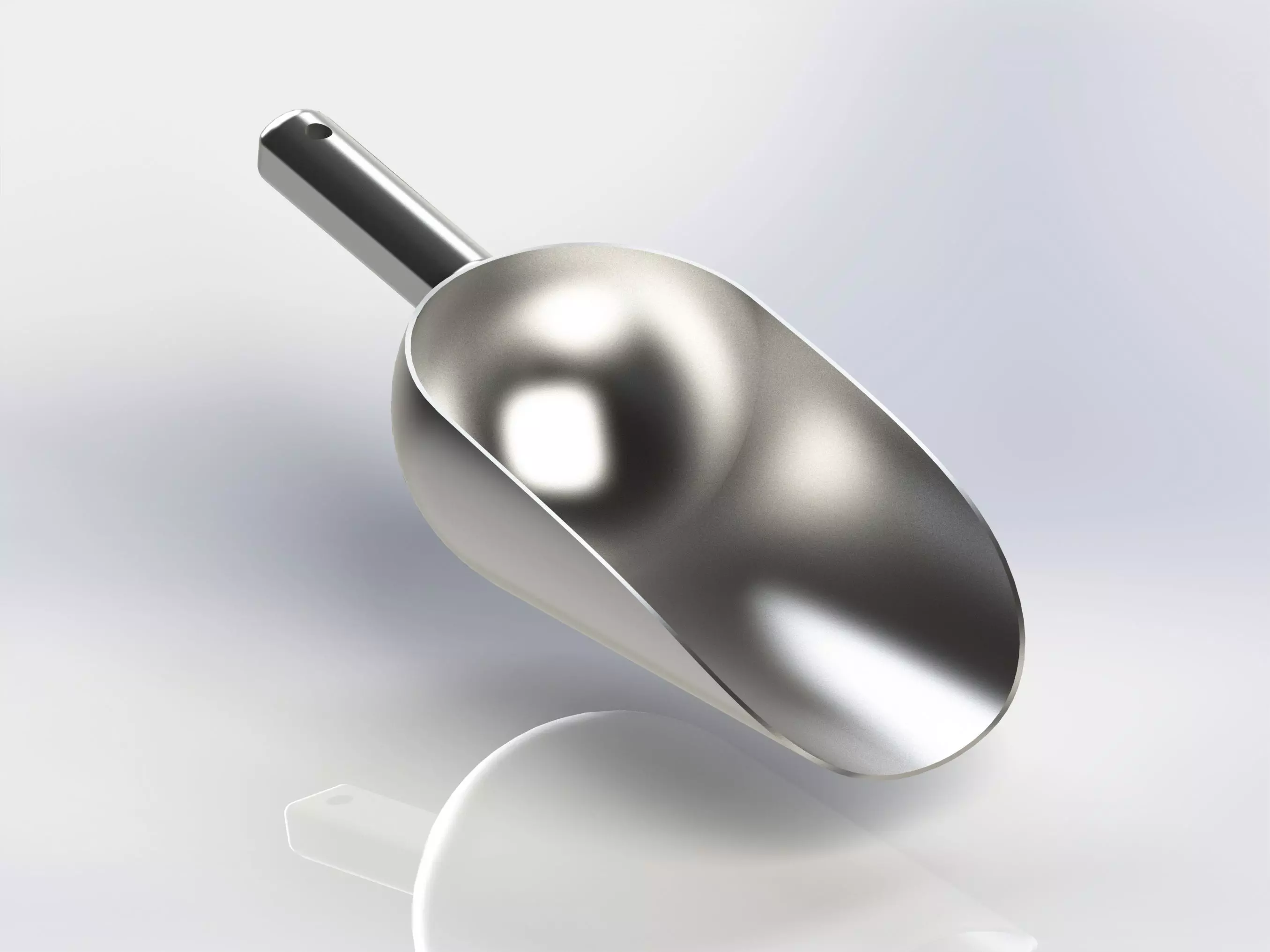 Grocery Bulk Food Scoop 3D model_0