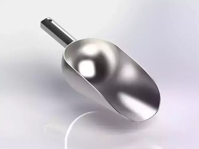 Grocery Bulk Food Scoop 3D model