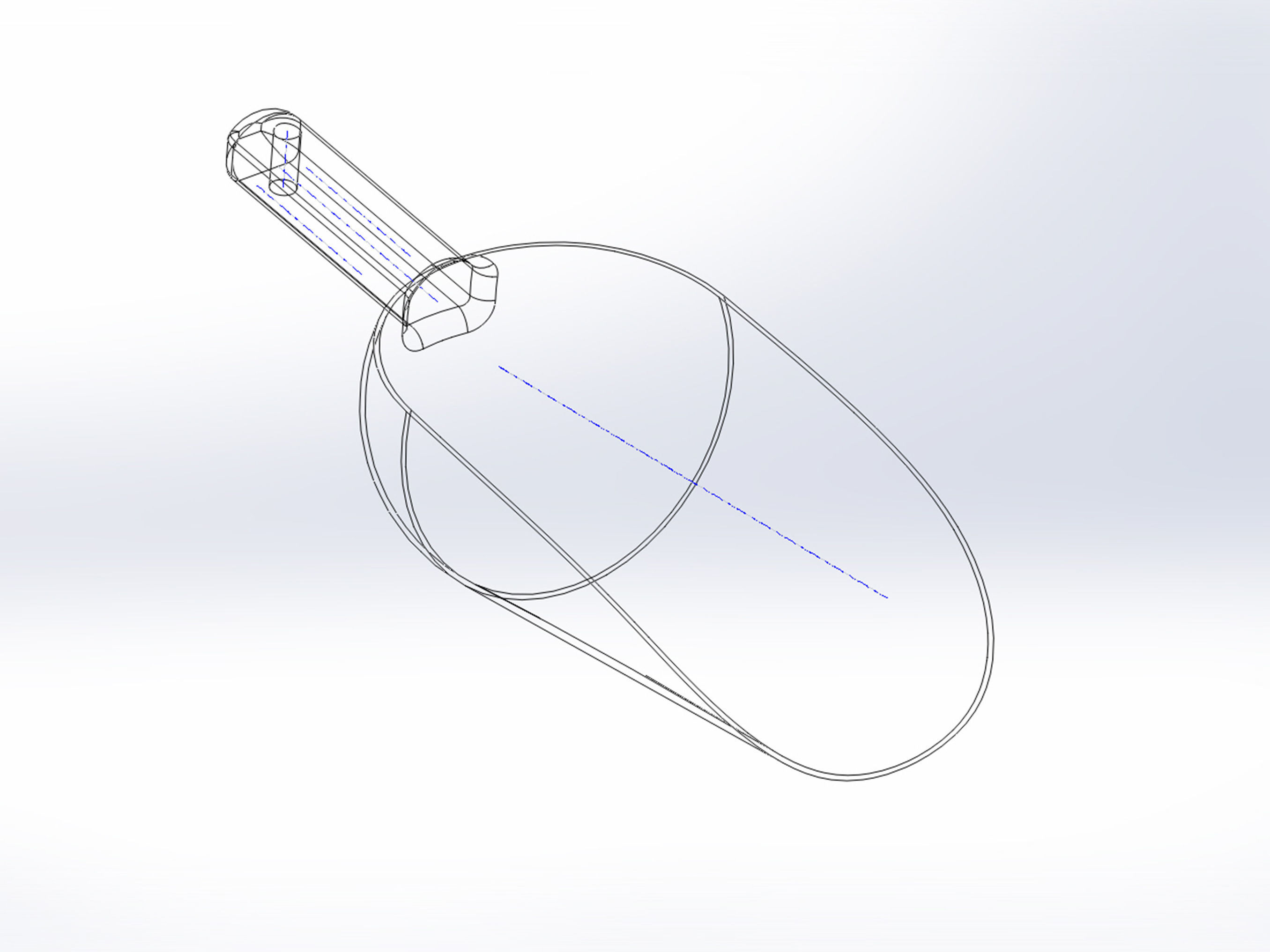 Grocery Bulk Food Scoop 3D model_2