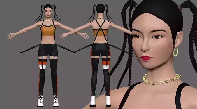 Yeji - Kpop Dancer Animated