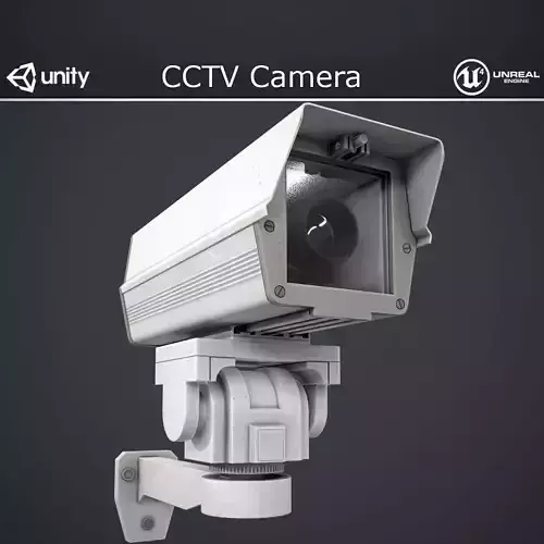 CCTV Camera Low-poly 3D model