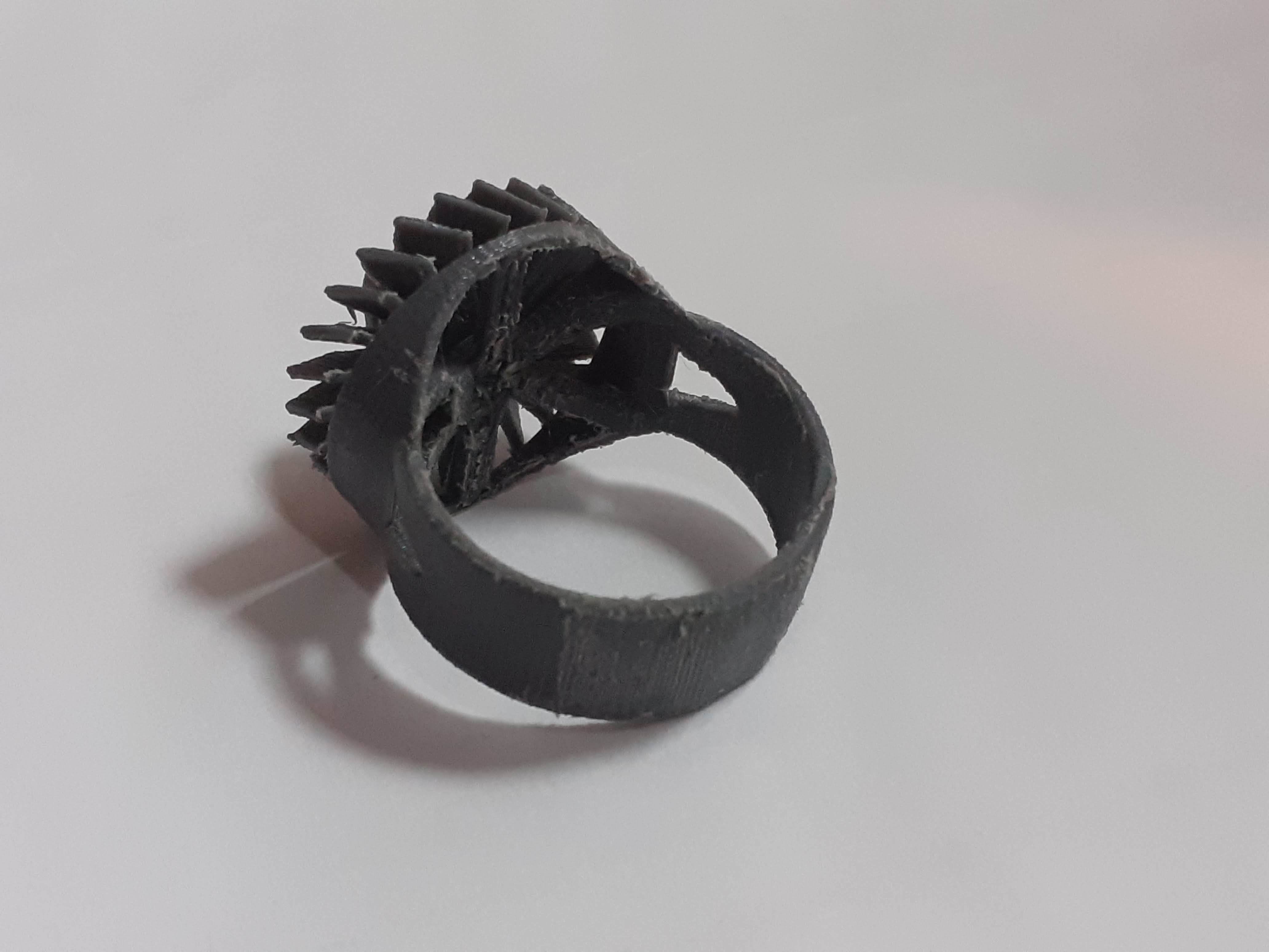 Jet Turbine Ring with movement 3D print model_3