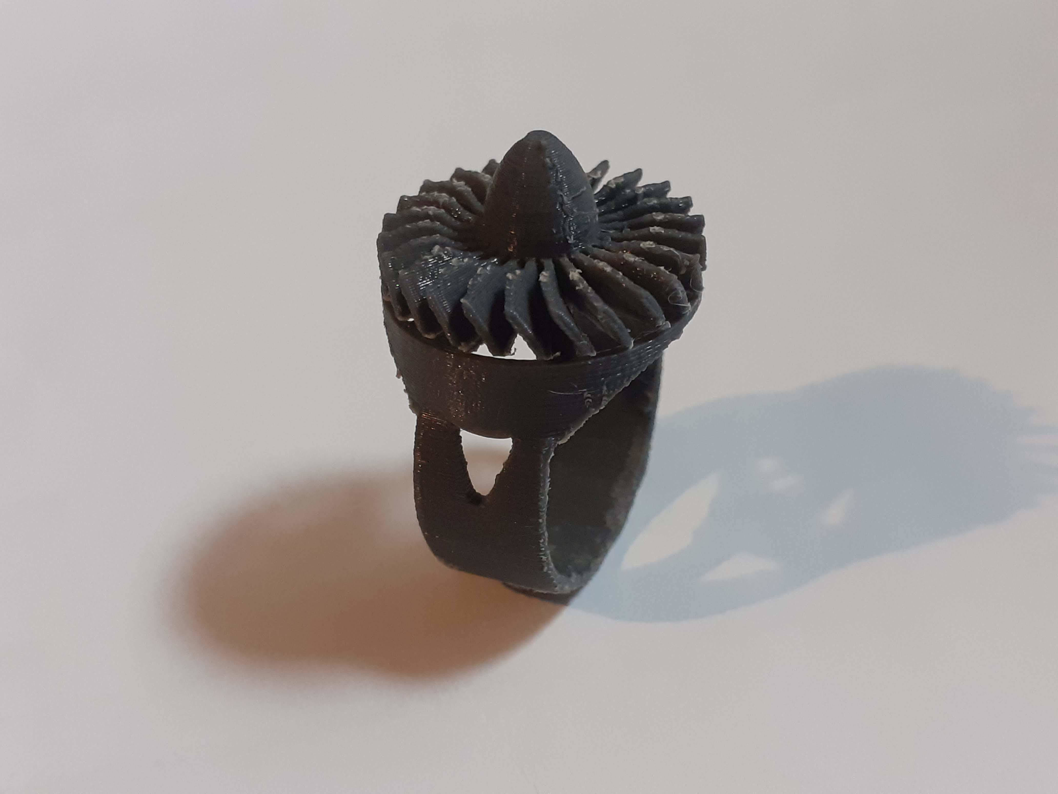 Jet Turbine Ring with movement 3D print model_1