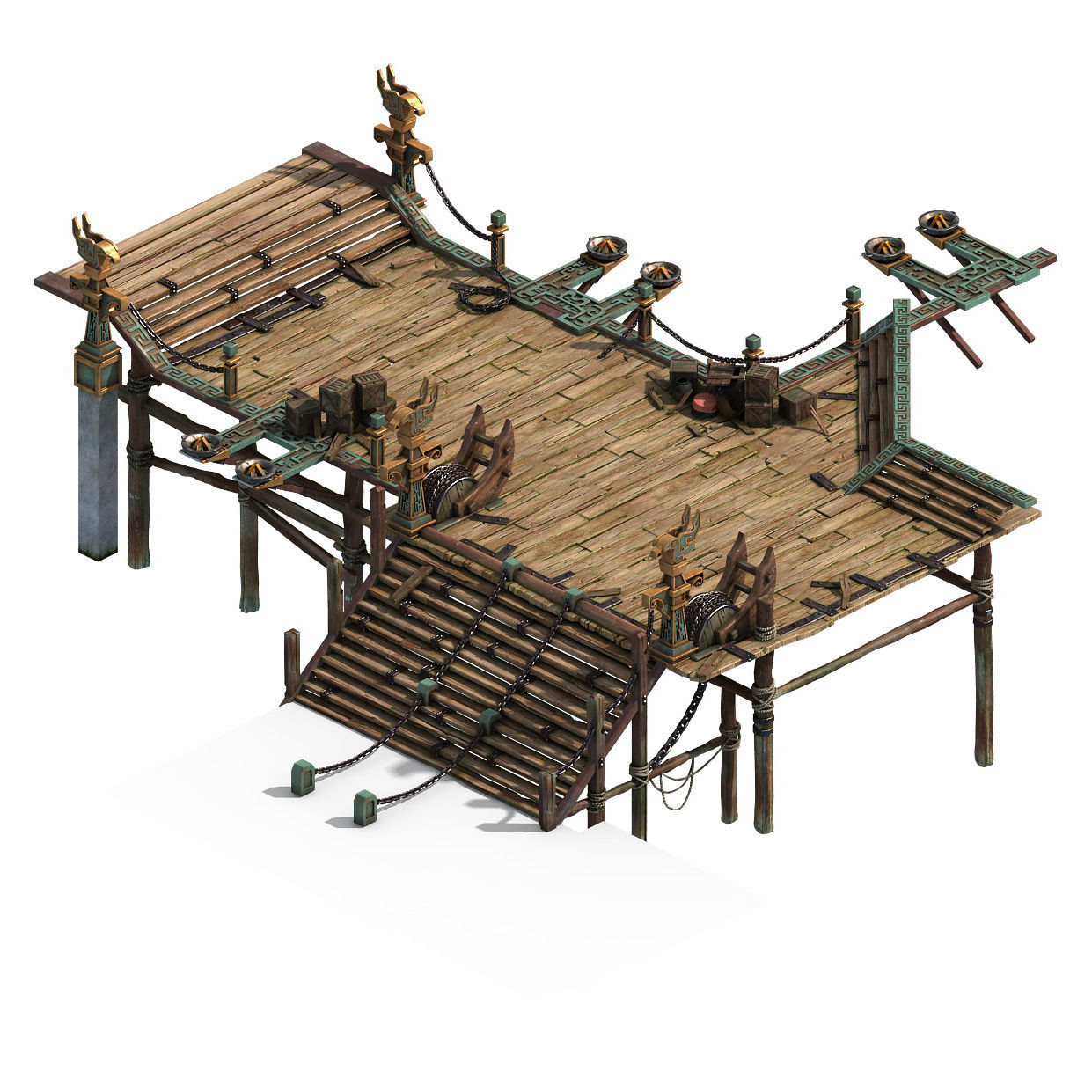 Building - Pier 01 3D model_2