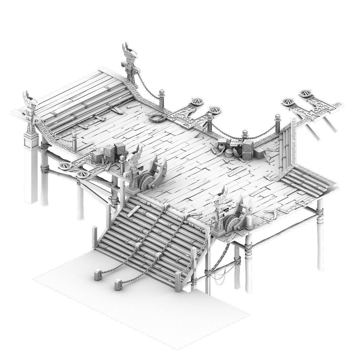 Building - Pier 01 3D model_3