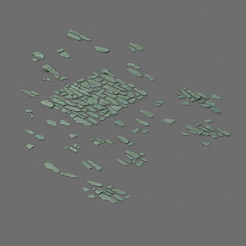Suburb - stone surface 01 3D model
