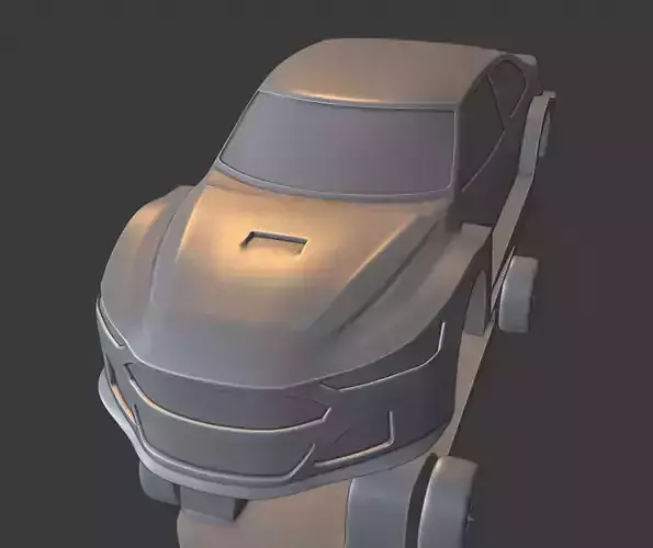 Nascar Mexico car and accessories 3D print model