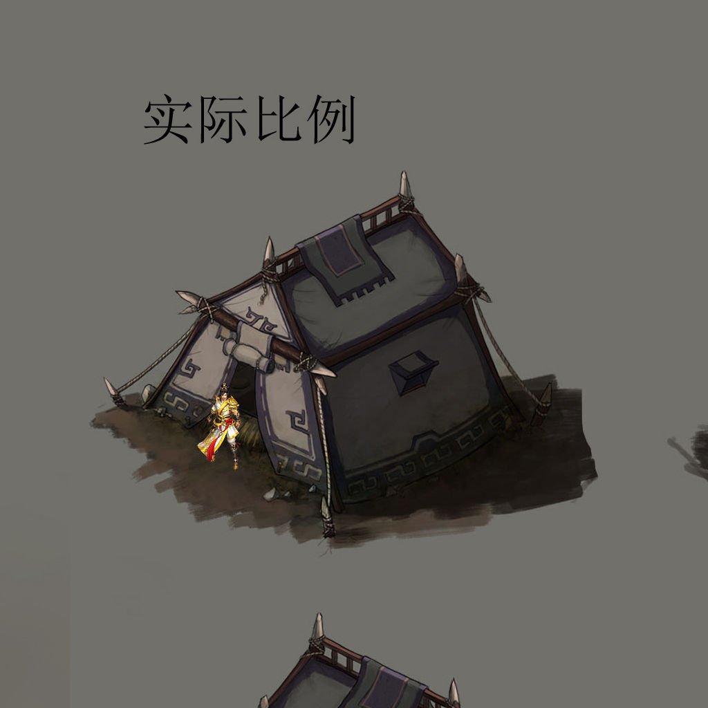 Barracks - Tent 03 3D model_3