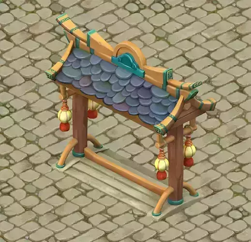 Cartoon version - city wall