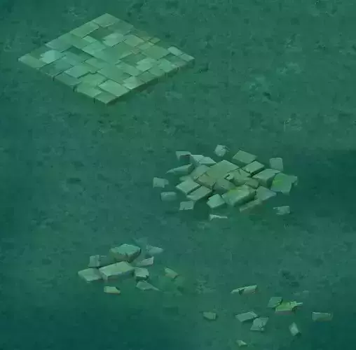 Cartoon version - floor tiles