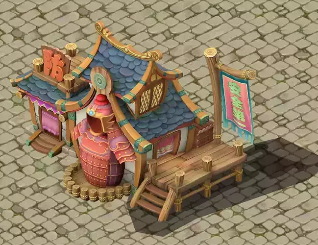 Cartoon version - armor shop