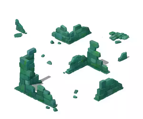 Cartoon version - abandoned site