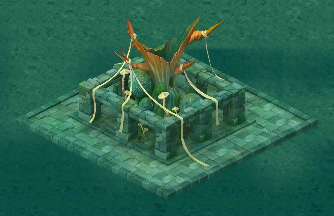 Cartoon Edition - Sacrifice Ancient Tree 3D model