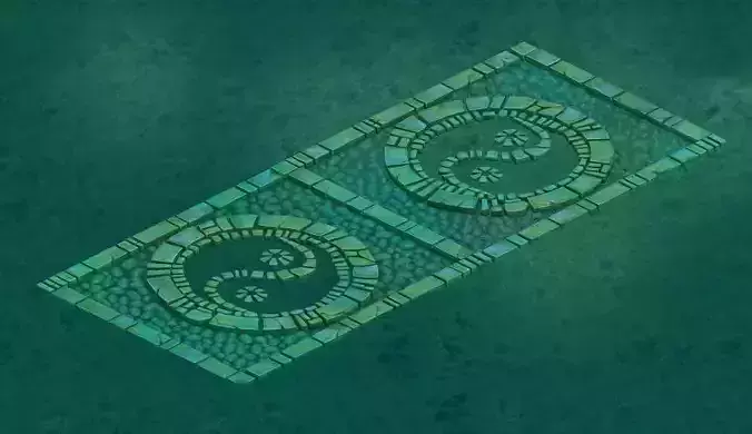 Cartoon version - pyramid surface