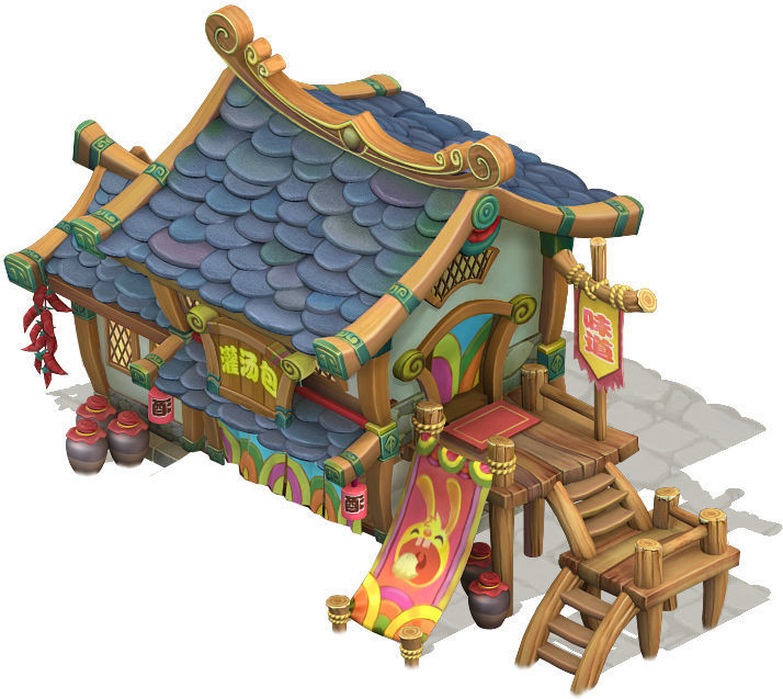 Cartoon version - pub 3D model_1