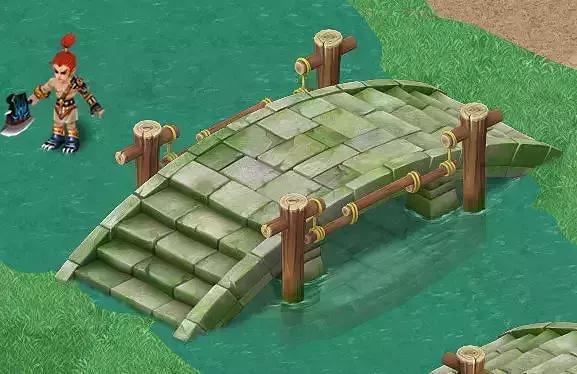 Cartoon version - stone bridge 011