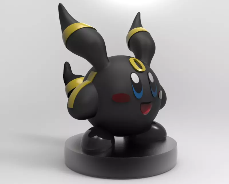 Kirby pokemon figurine 3D print model