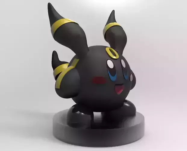 Kirby pokemon figurine