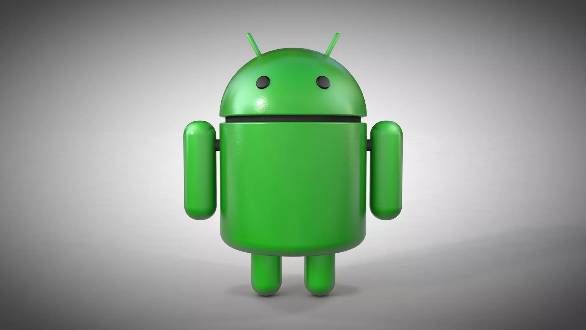 Android Robot - 3D Logo Low-poly 3D model_0