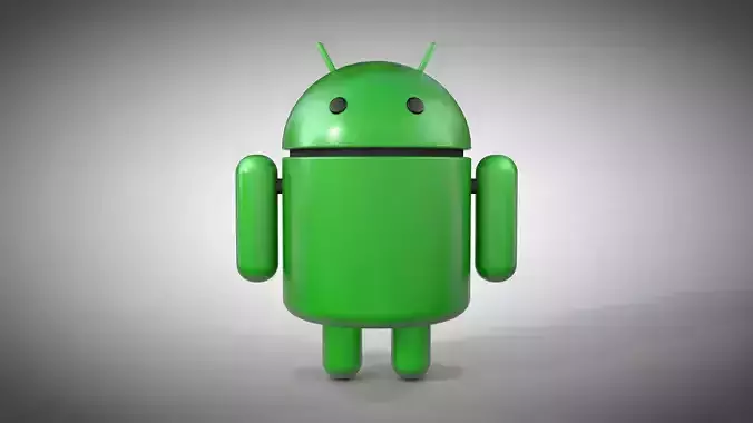 Android Robot - 3D Logo Low-poly 3D model