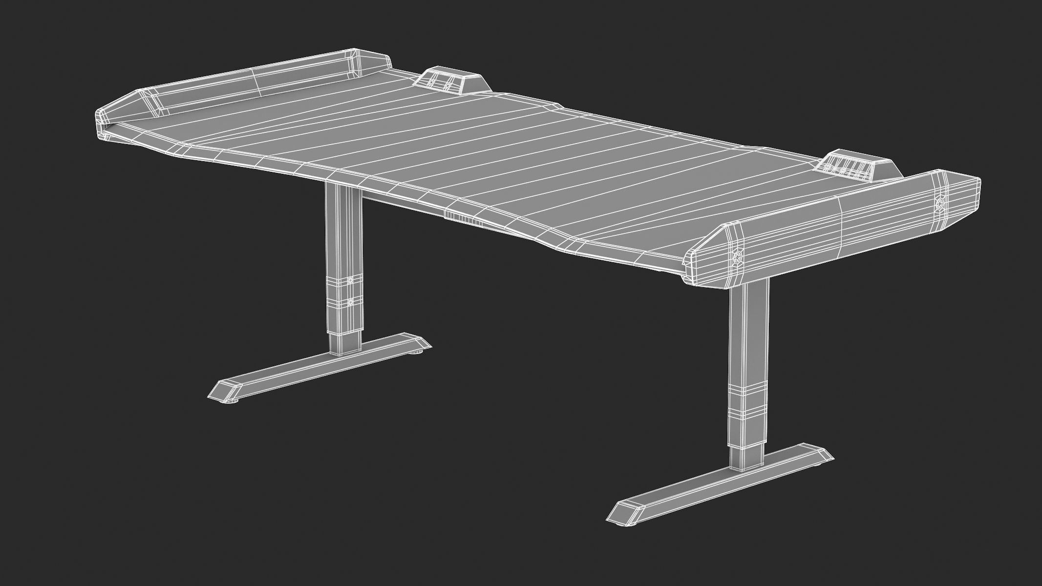 Gaming Desk 2 3D model_29