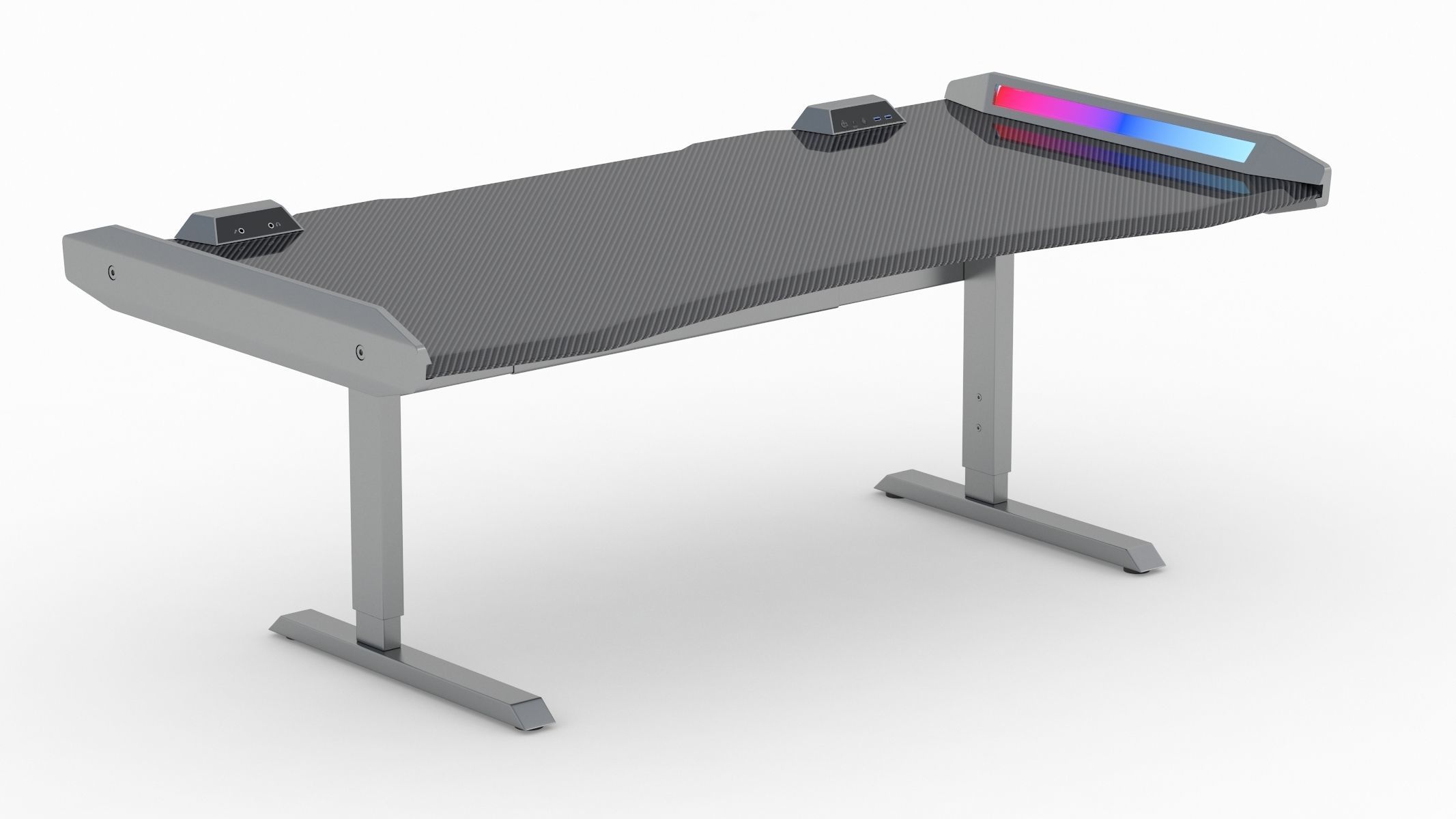 Gaming Desk 2 3D model_1
